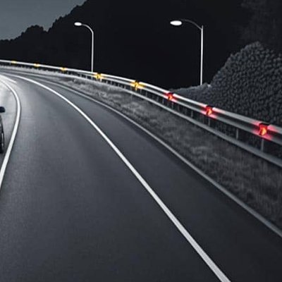 barricade-light-highway-guardrails