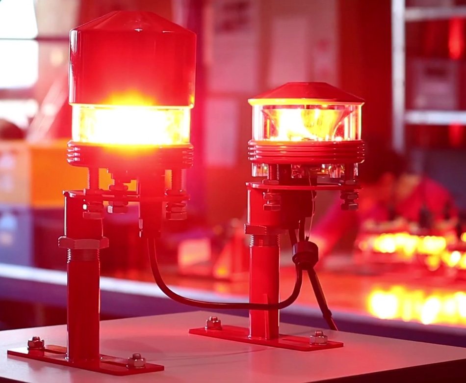 Intensity & Color of Aviation Obstruction Lights