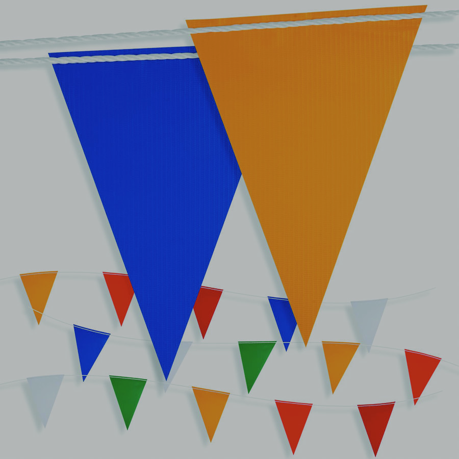 Multi-color-Pennant-Safety-Flags