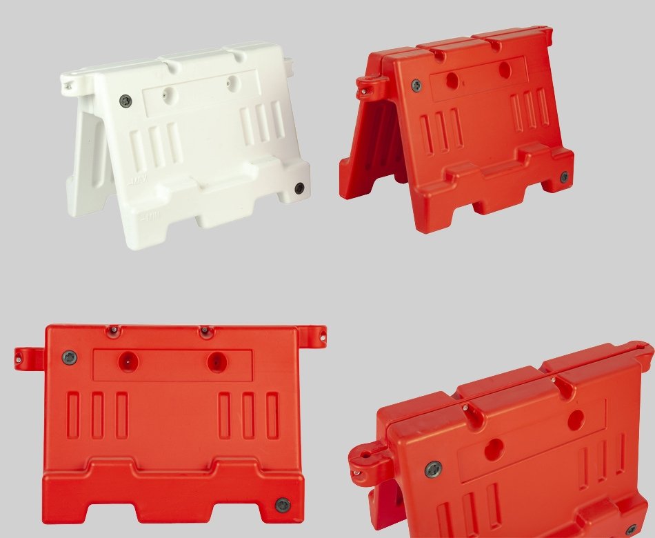 stackable water filled barrier