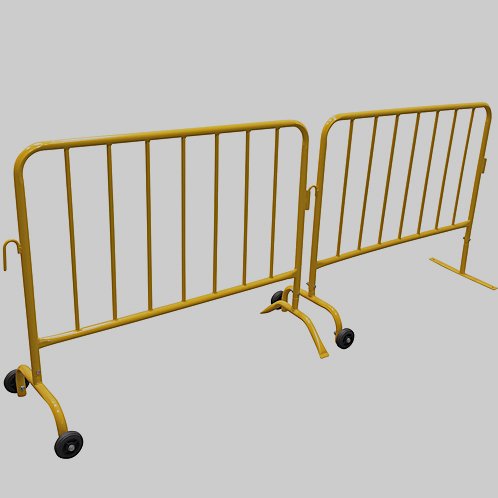 JW-RB-011K-yellow-powder-coating-crowd-control-barrier