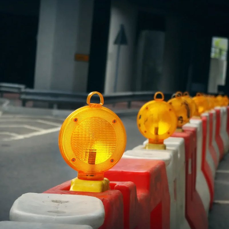 Road-construction-barriers