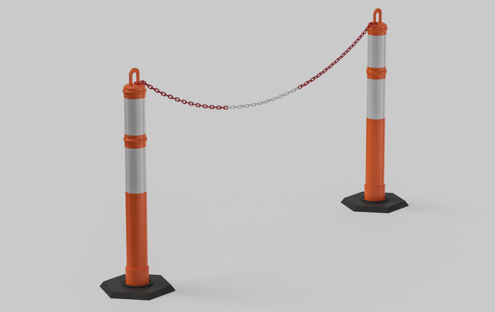 T-top Delineator Post Chains