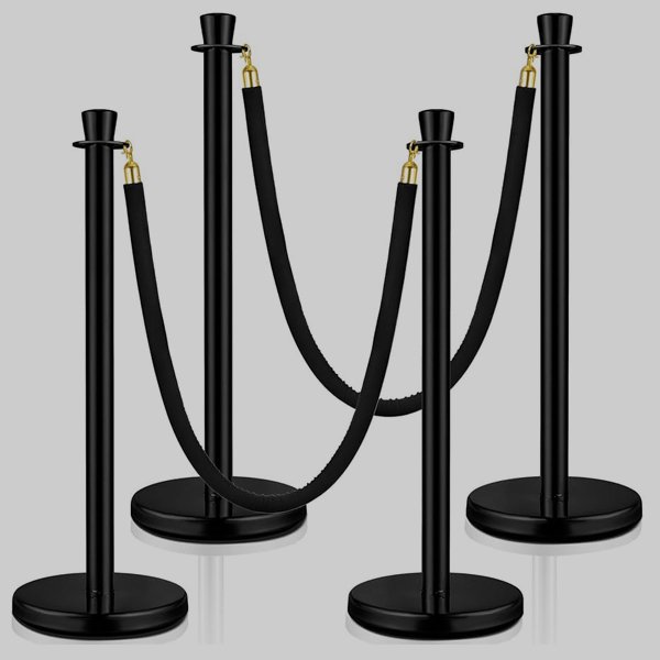 black-rope-crowd-control-barriers