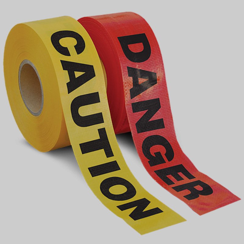 danger barricade tape