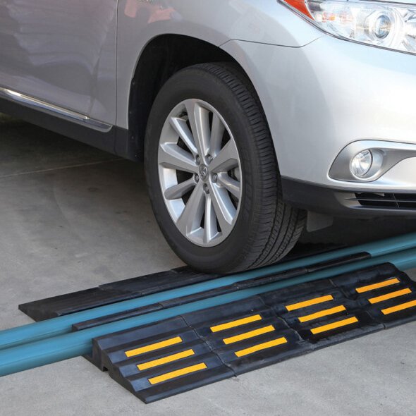 fire hose ramp used for industrial facilities