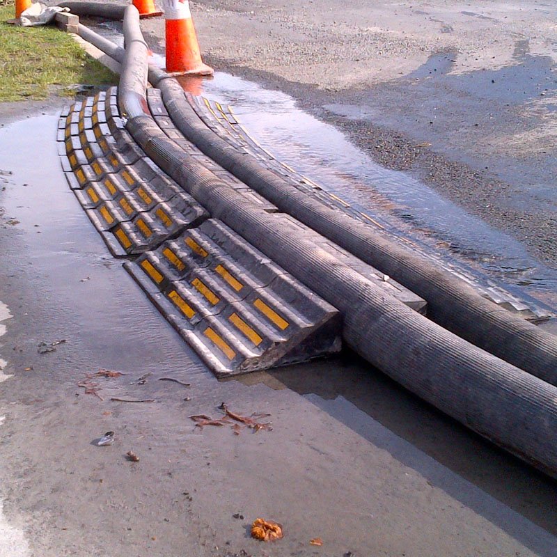 fire hose ramp used for port areas