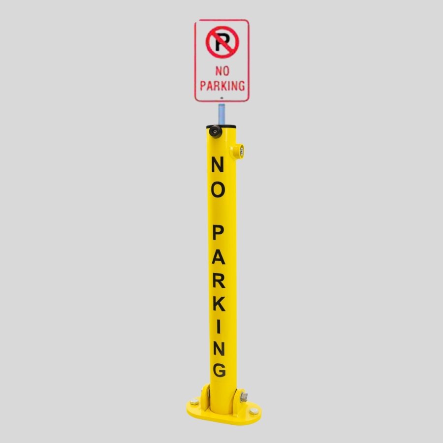 no parking bollards