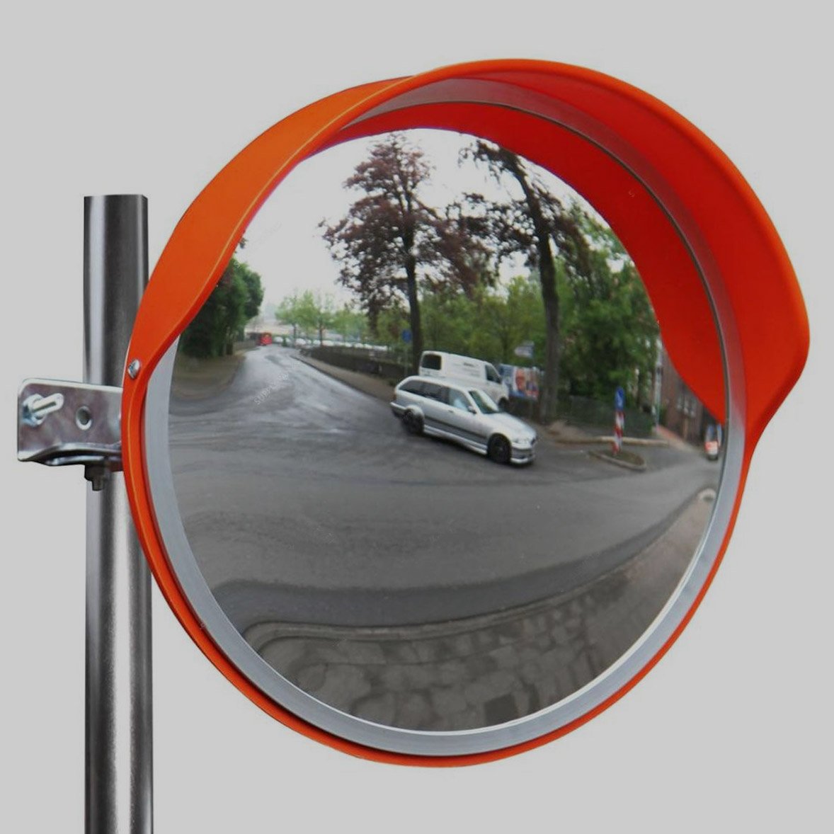 outdoor traffic convex mirror