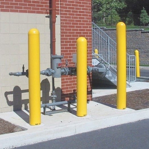 parking bollard used in industrial sites