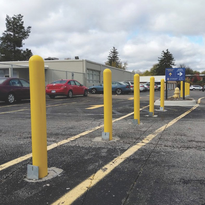 parking lot bollards
