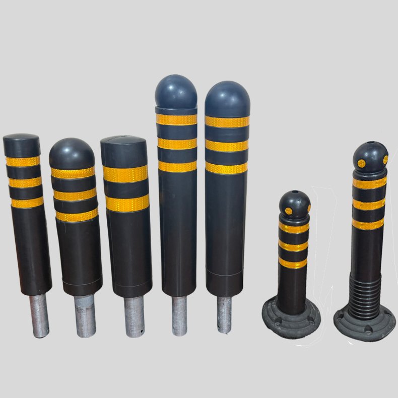 rubber parking bollards