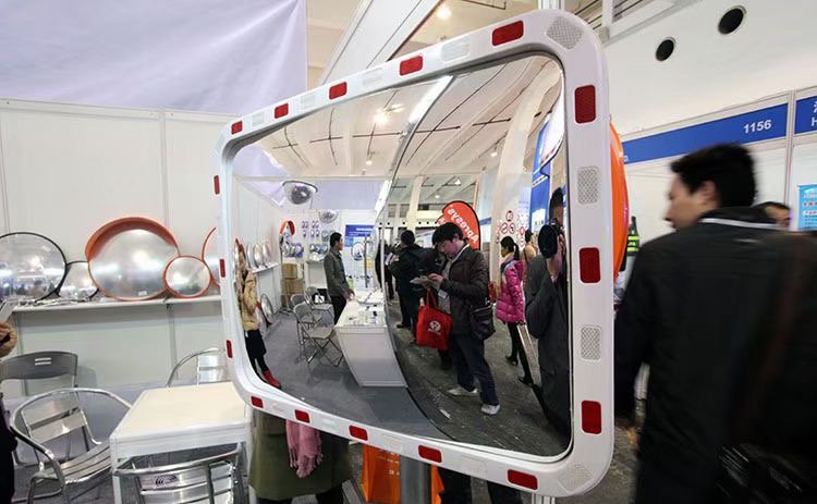 stainless steel reflective rectangle convex mirror