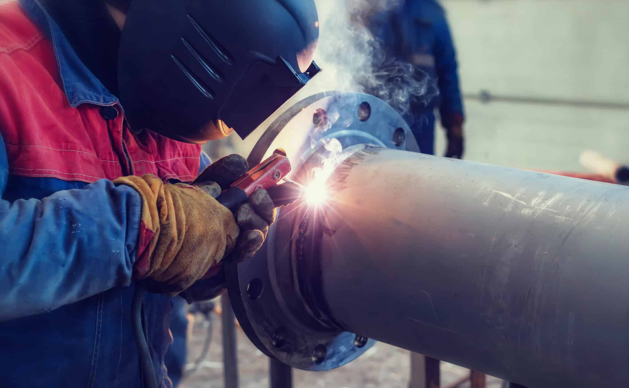 steel parking bollard welding