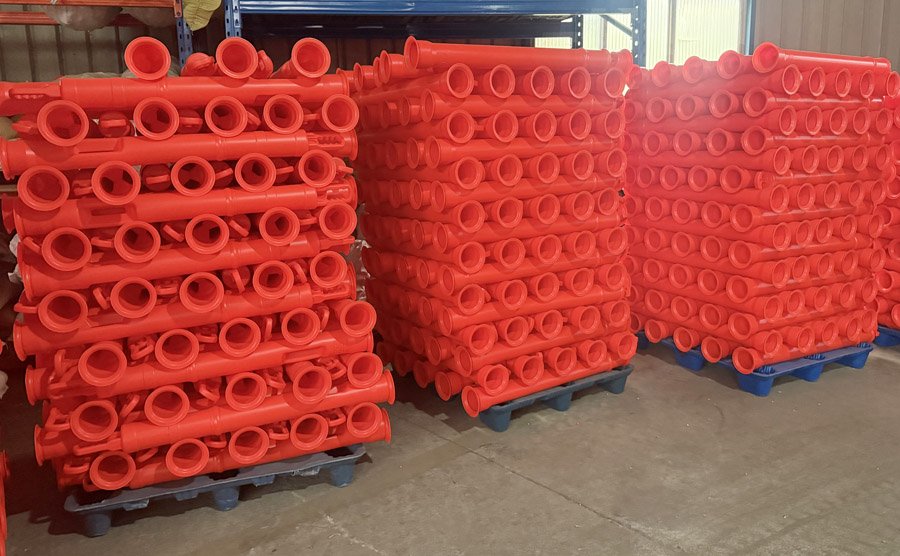 t-top delineator bollard production