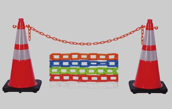 traffic cone chains