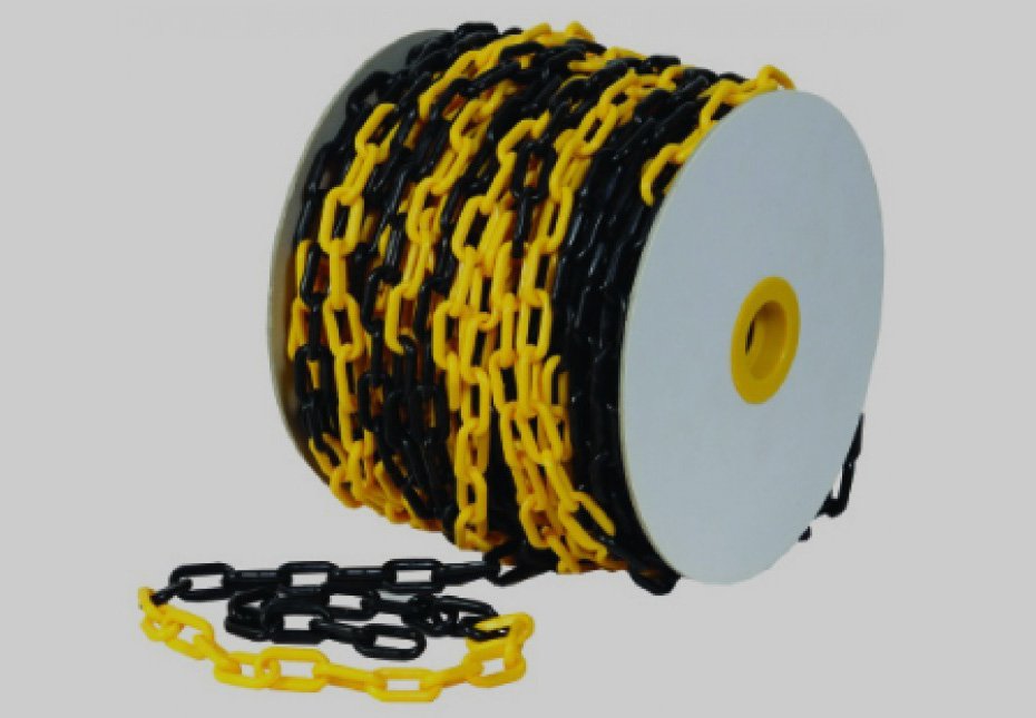 yellow-and-black-plastic-chains