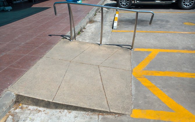 Concrete Curb Ramp