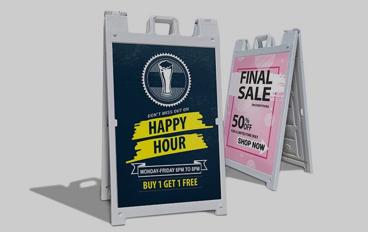 Custom A Frame Signs