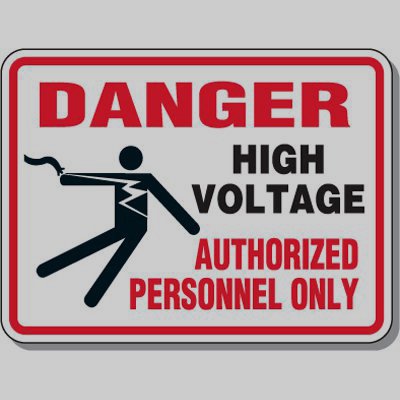 Custom Electrical Safety Signs