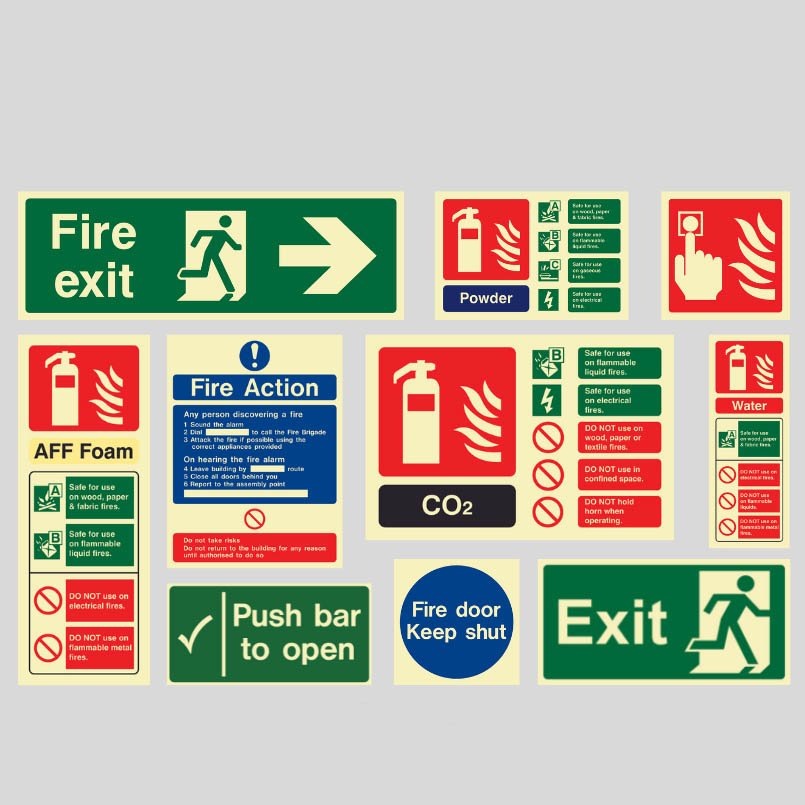 Custom Fire Safety Signs