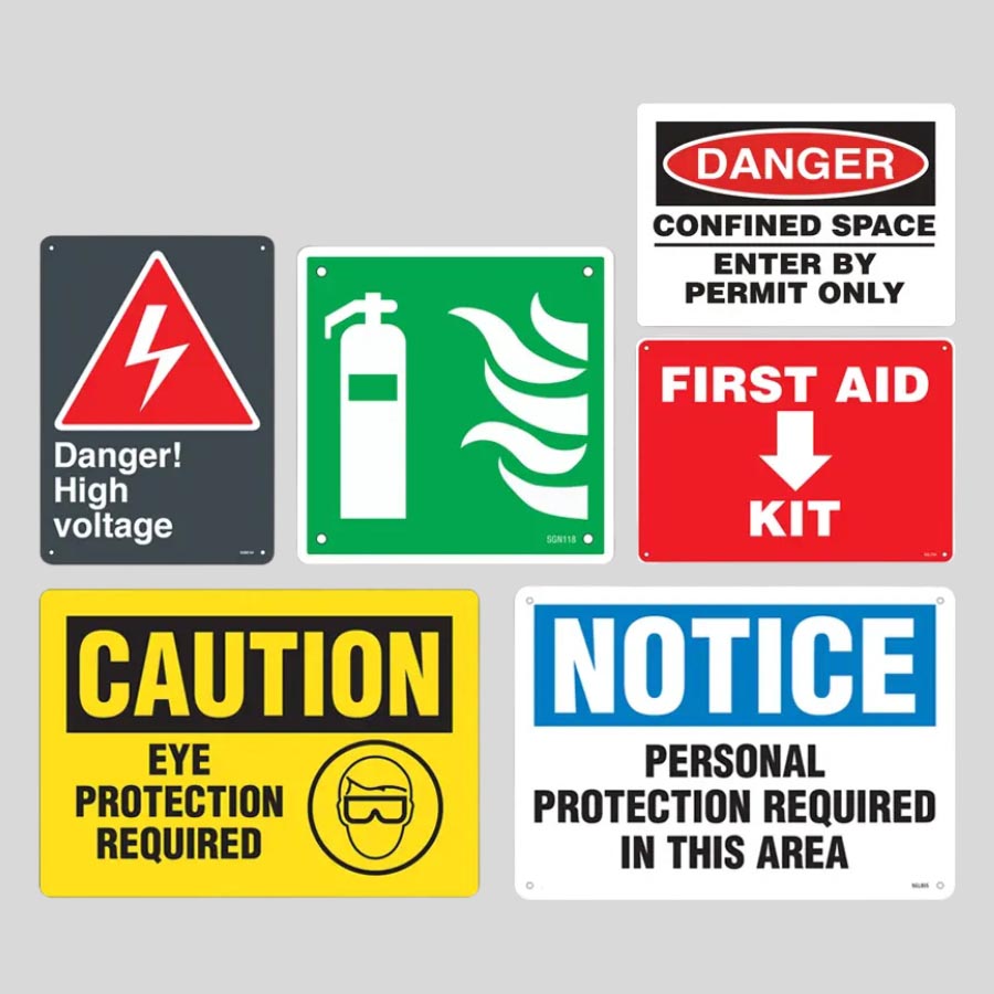 Custom Industrial Warning Signs