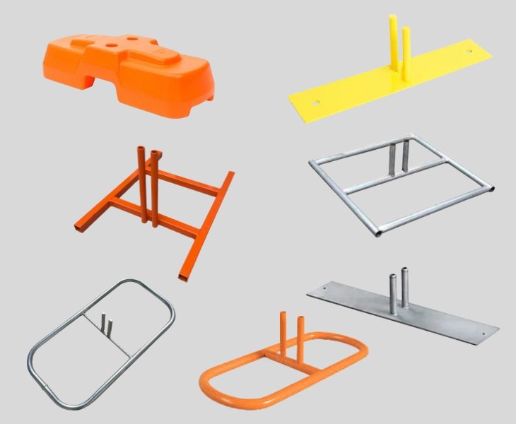 JACKWIN Fence Panel Bases, Stands & Feet
