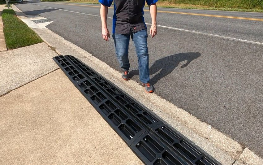 JACKWIN rubber curb ramp