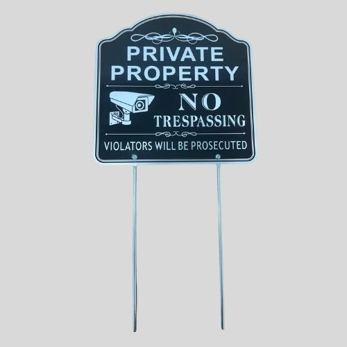 No Trespassing Sign Private Property Protected