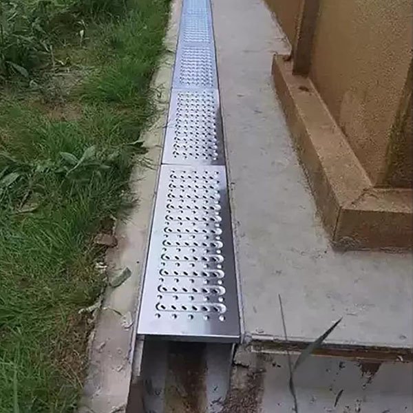 Trench Drain System for Residential Yard