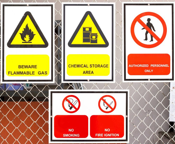 Types of Safety Signs in Workplace