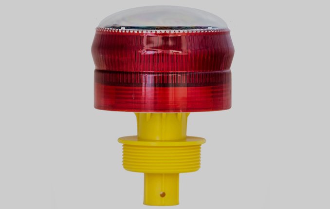 airport solar barricade light