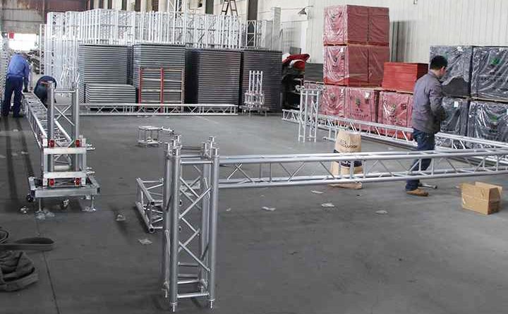aluminum light trusses production