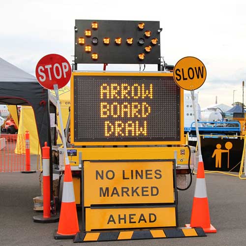 arrow board for Construction Zones