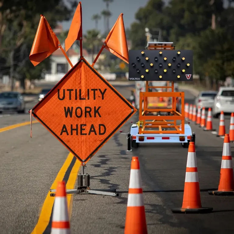 arrow board for Utility Work