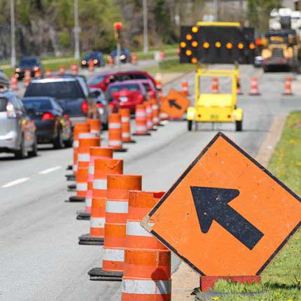arrow board for Work Zone Safety