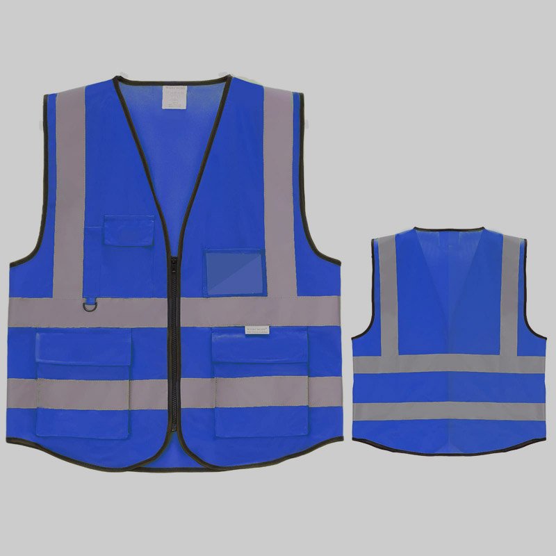 blue safety vest