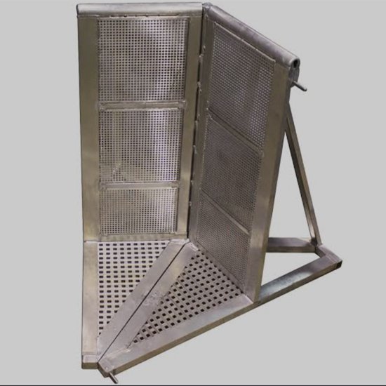 concert stage barrier corner