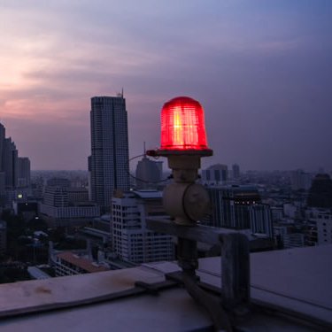high building obstruction beacon light