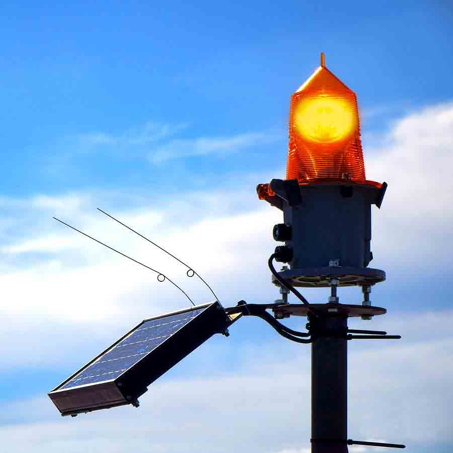 marine boat navigation beacon light