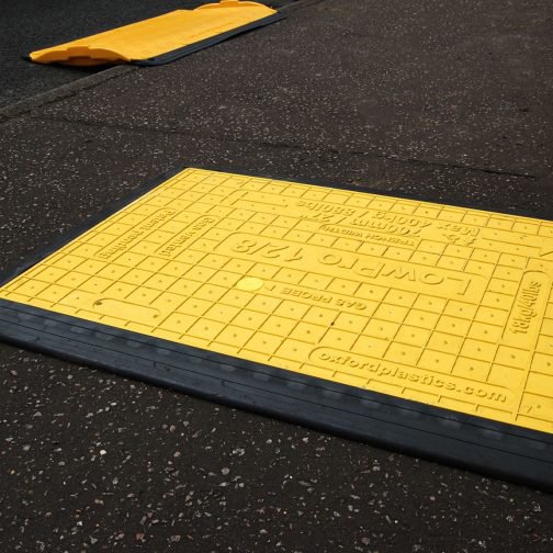 road pedestrian trench cover plates
