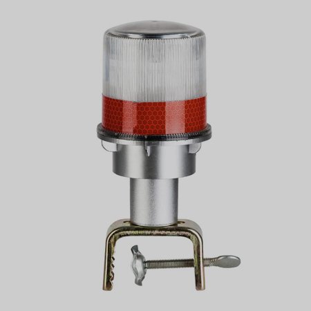 solar power road beacon light