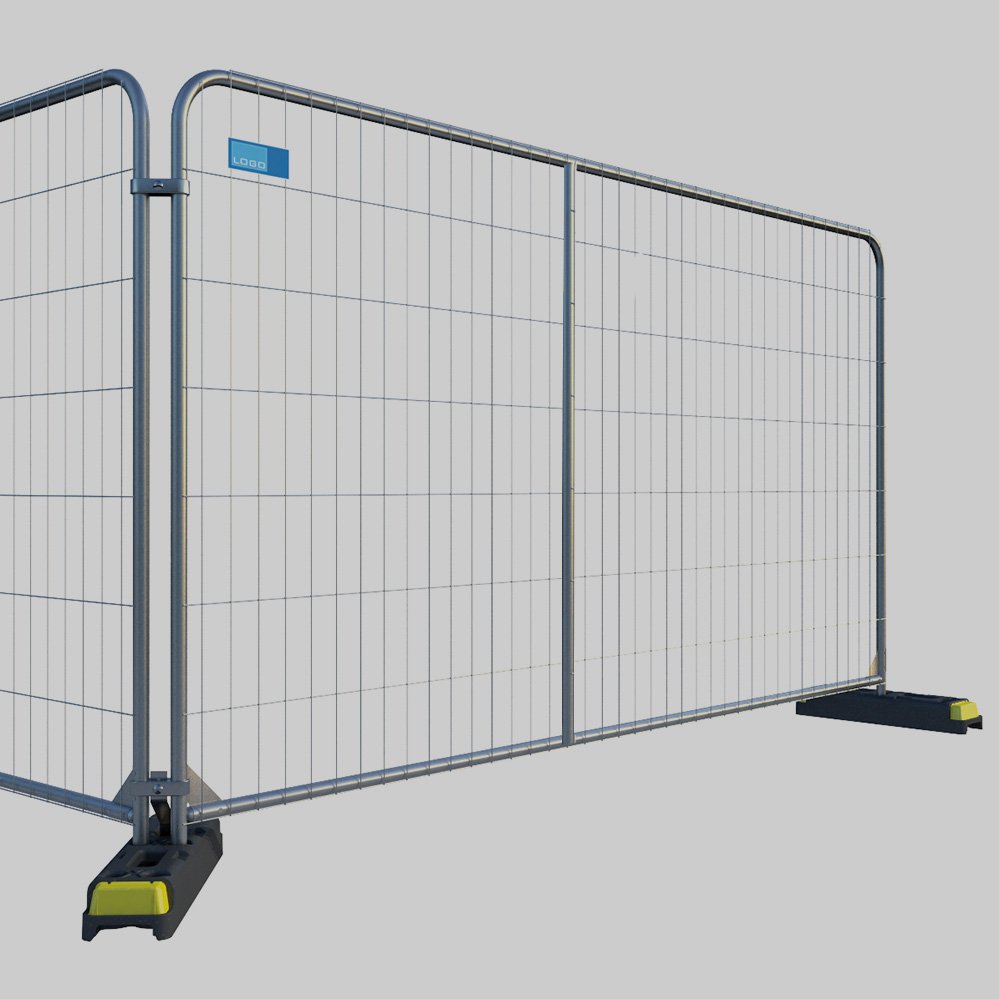 temporary construction fence panels