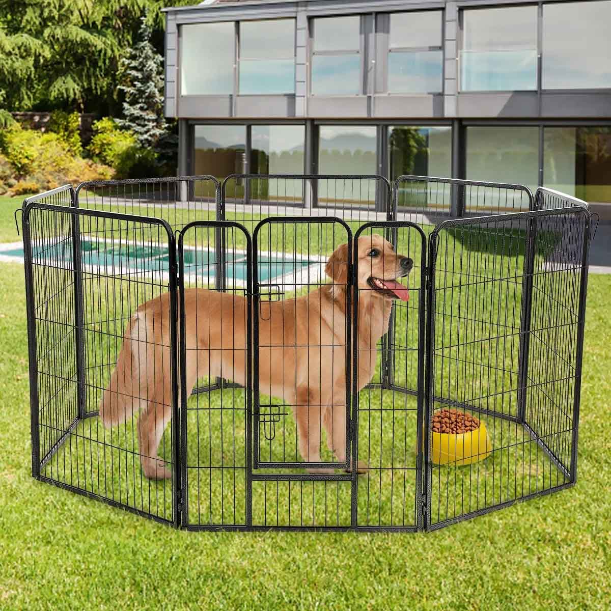 temporary dog fence panels
