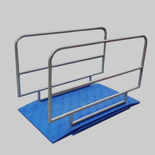 trench cover plates with handrail