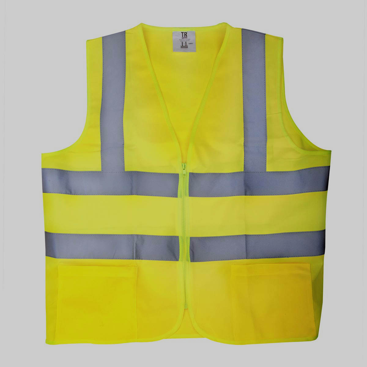 yellow safety vest