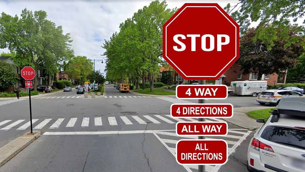 Four-Way Stop Sign