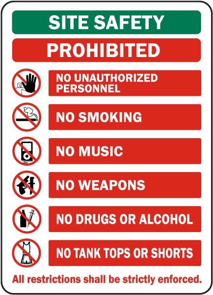 Prohibited Signs