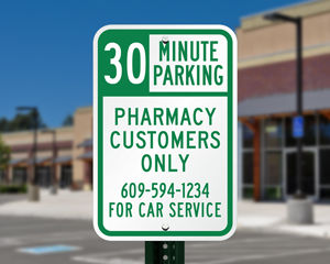 Time-Restricted Parking Signs
