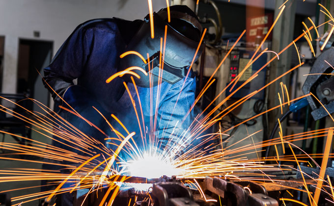 Variable Message Sign Frame Welding